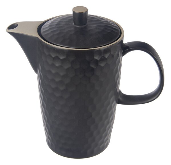 Czarny ceramiczny dzbanek do herbaty 1,3 l Tea Time – Orion