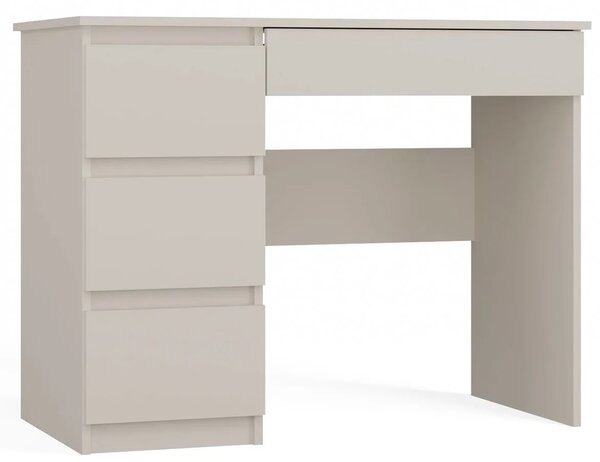 Minimalistyczne biurko z szufladami kaszmir R3-P28