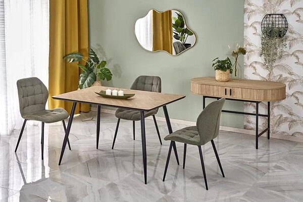 Prostokątny stół w stylu modern retro 120x80 D8-P74