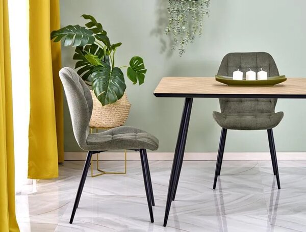 Prostokątny stół w stylu modern retro 120x80 D8-P74