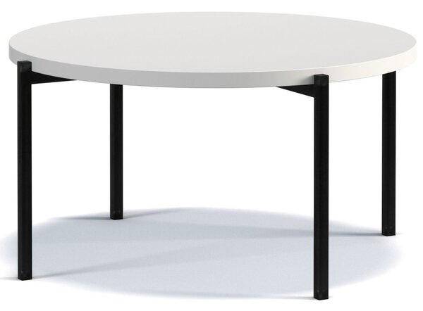 Okrągły Stolik kawowy Sevilla 84 cm Biały mat