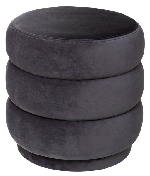 Pufa welurowa SINAN, Ø 40 cm