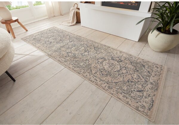 Szarobeżowy chodnik 80x200 cm Terrain Designer Sand – Hanse Home
