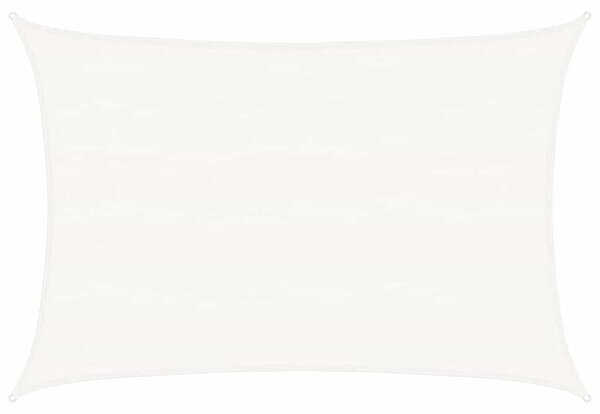 Żagiel przeciwsłoneczny, 160 g/m², biały, 5x7 m, hdpe