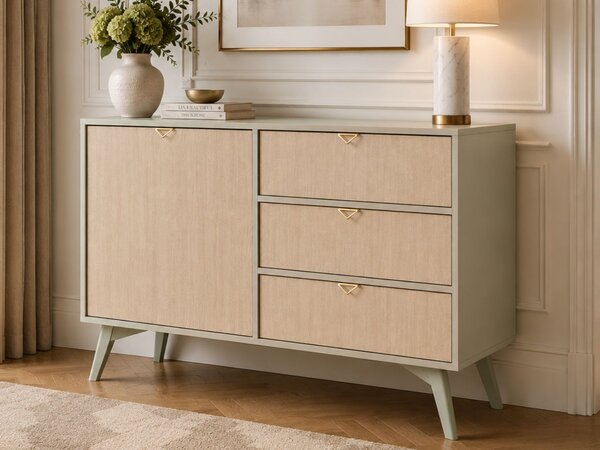 Komoda z drzwiami i szufladami 106 cm Modena Eukaliptus