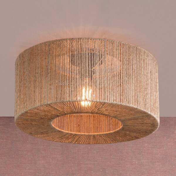Good & Mojo Lampa sufitowa Iguazu, możliwość ściemniania, brązowy / rdzawy, salon / jadalnia, design