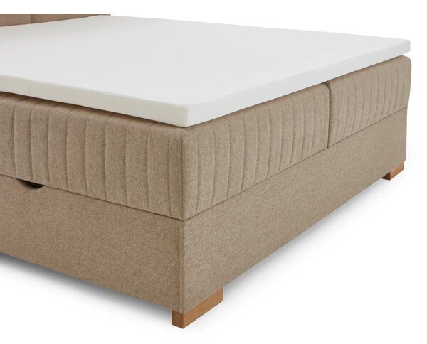 Twardy piankowy topper ze zdejmowanym pokrowcem 180x200 cm – Meise Möbel