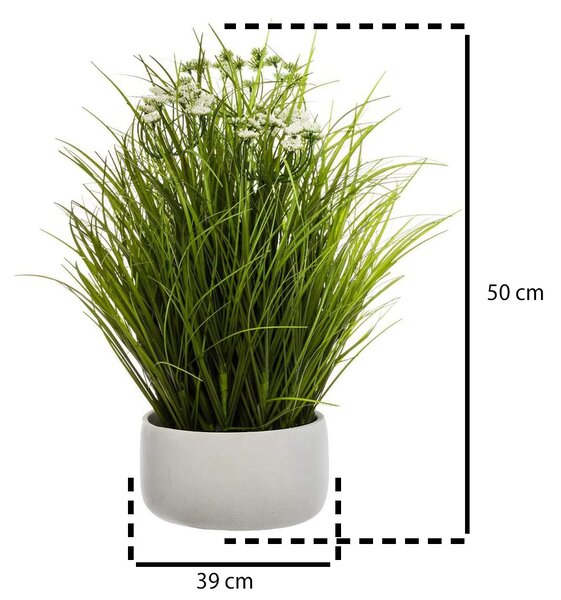 Sztuczna trawa w doniczce, 40 cm