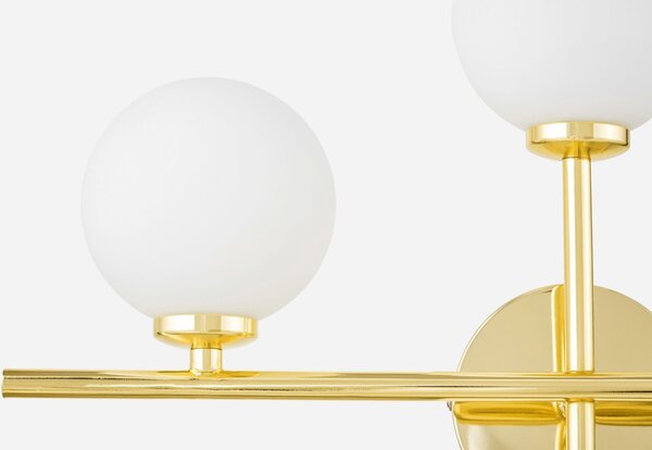 LAMPA ŚCIENNA KINKIET NOWOCZESNY KLASYCZNY ZŁOTY MARSIADA NEO LT