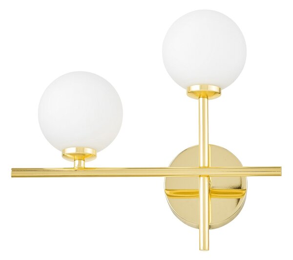 LAMPA ŚCIENNA KINKIET NOWOCZESNY KLASYCZNY ZŁOTY MARSIADA NEO LT