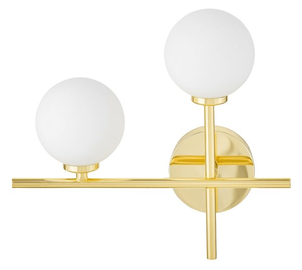 LAMPA ŚCIENNA KINKIET NOWOCZESNY KLASYCZNY ZŁOTY MARSIADA NEO LT