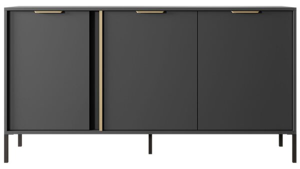 Komoda z drzwiami 153 cm Drino Antracyt