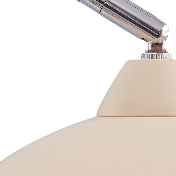 Lampa stojąca Tonka Lindby, kremowy / amber, salon / jadalnia, metal, nowoczesny