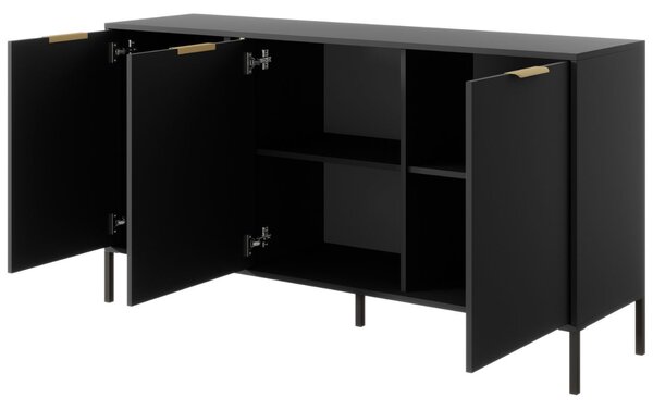 Komoda z drzwiami 153 cm Drino Antracyt
