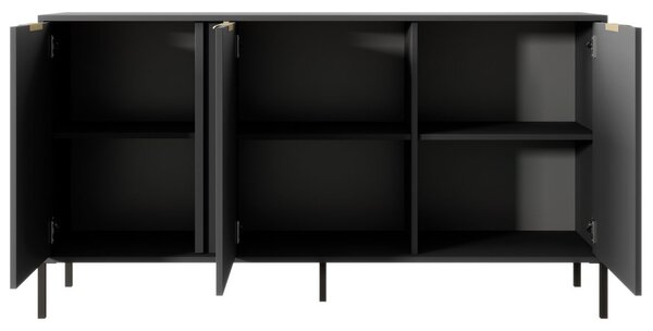Komoda z drzwiami 153 cm Drino Antracyt