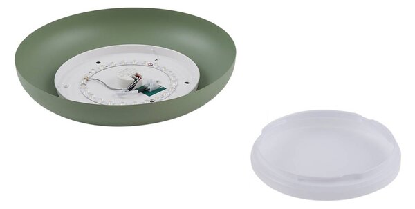 Lampa sufitowa LED Florie Lindby, zielony, salon / jadalnia, tworzywo sztuczne, nowoczesny