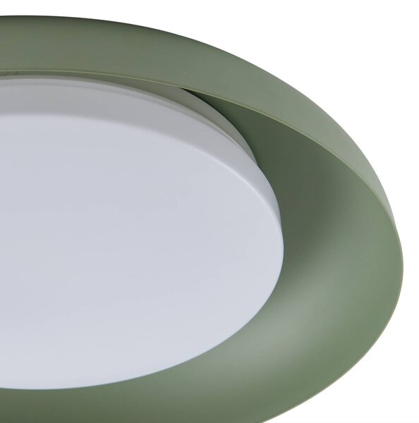 Lampa sufitowa LED Florie Lindby, zielony, salon / jadalnia, tworzywo sztuczne, nowoczesny