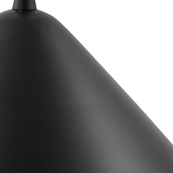Lampa wisząca Clarine Lindby, możliwość ściemniania, czarny, salon / jadalnia, metal, nowoczesny