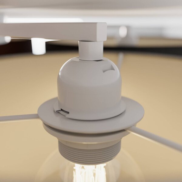 Lampa sufitowa Laurenz Lindby, możliwość ściemniania, multikolor, salon / jadalnia, tkanina / materiał / jedwab, nowoczesny