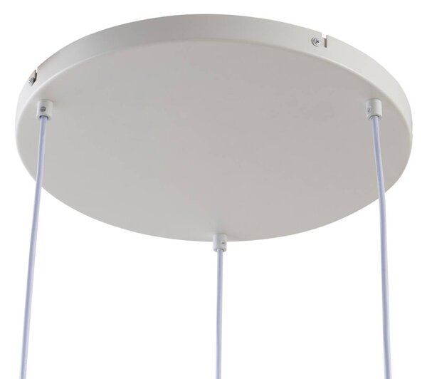 Lampa wisząca Helin Lindby, możliwość ściemniania, multikolor, salon / jadalnia, tkanina / materiał / jedwab, skandynawski