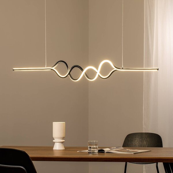 Lampa wisząca Ancona Milagro Lighting, mosiężny / złoty, salon / jadalnia, metal, nowoczesny