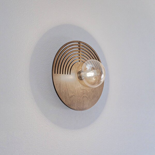 Kinkiet Lunar TK Lighting, możliwość ściemniania, jasne drewno, salon / jadalnia, drewno, nowoczesny