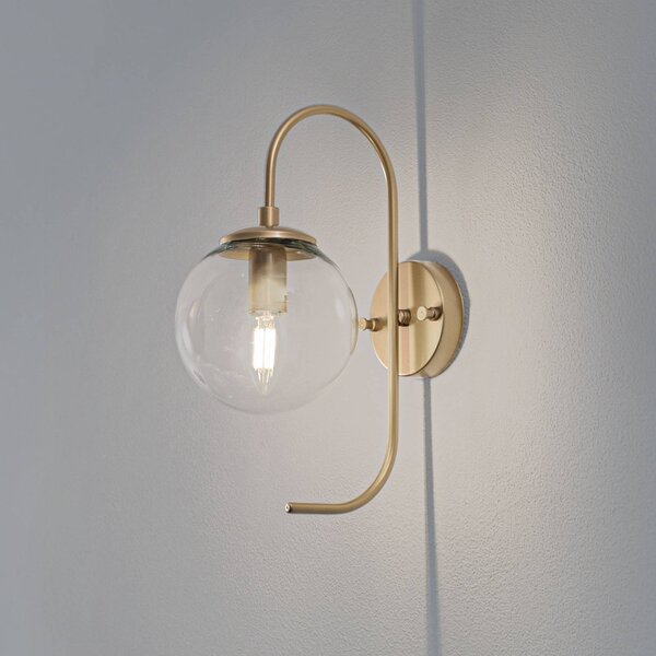 Lampa wisząca Jewel Opviq, możliwość ściemniania, mosiężny / złoty, salon / jadalnia, szkło
