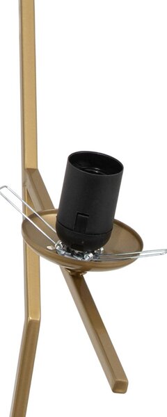 Lampa wisząca szklana Dolunay Opviq, możliwość ściemniania, mosiężny / złoty, salon / jadalnia, metal, nowoczesny