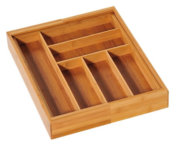 Wkład na sztućce regulowany, 35-58 cm, bambusowy, KESPER