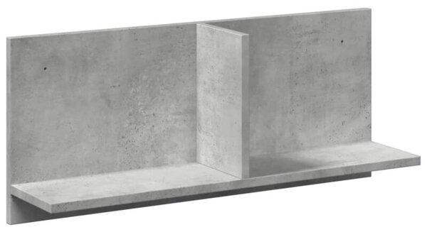 Półka ścienna, 70x16,5x30 cm, szarość betonu