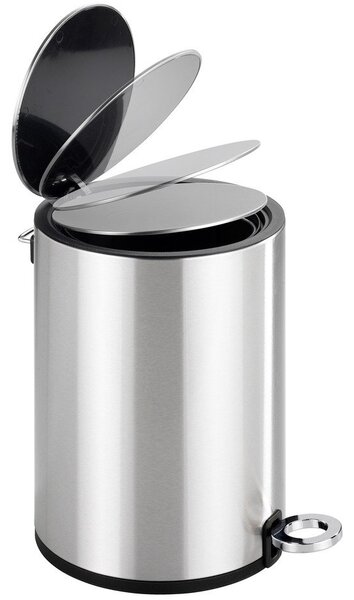 Łazienkowy kosz na śmieci, stal nierdzewna z połyskiem, 3 l, WENKO