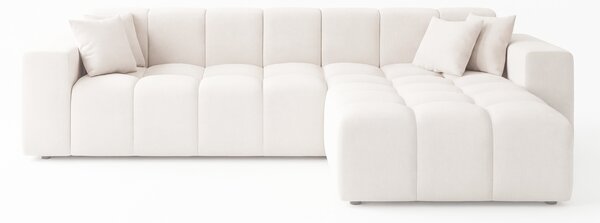 Narożnik L Prawy Loopo Kremowy