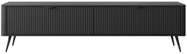 Szafka pod telewizor z drzwiczkami 200 cm Latina Czarna