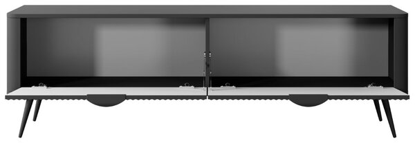 Szafka pod telewizor z drzwiczkami 160 cm Latina Czarna