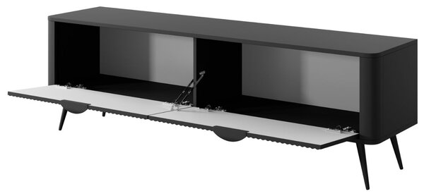 Szafka pod telewizor z drzwiczkami 160 cm Latina Czarna