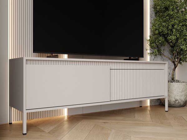 Szafka pod telewizor z drzwiczkami 153 cm Sorano Beżowa