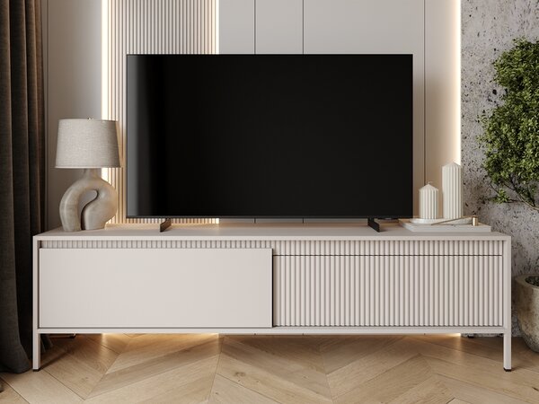 Szafka pod telewizor z drzwiczkami 187 cm Sorano Beżowa