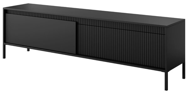 Szafka pod telewizor z drzwiczkami 187 cm Sorano Czarna
