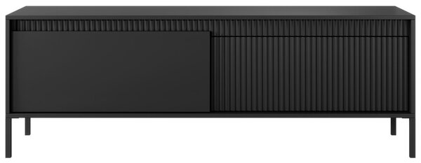 Szafka pod telewizor z drzwiczkami 153 cm Sorano Czarna