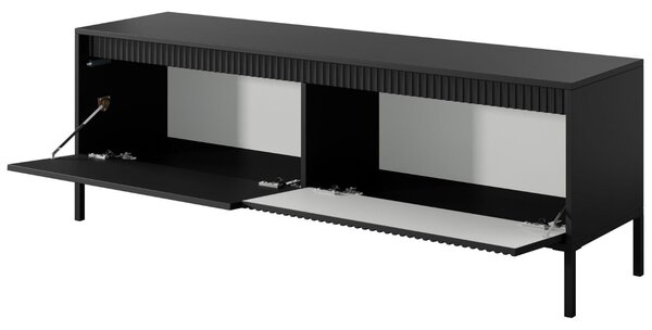 Szafka pod telewizor z drzwiczkami 153 cm Sorano Czarna