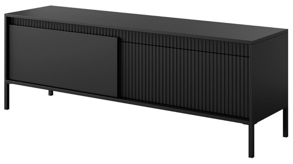 Szafka pod telewizor z drzwiczkami 153 cm Sorano Czarna