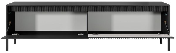 Szafka pod telewizor z drzwiczkami 187 cm Sorano Czarna