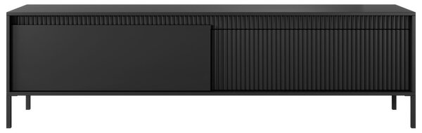 Szafka pod telewizor z drzwiczkami 187 cm Sorano Czarna