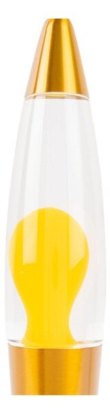 Żółta szklana lampa lawa (wysokość 35,5 cm) Funky Rocket Lava – Leitmotiv