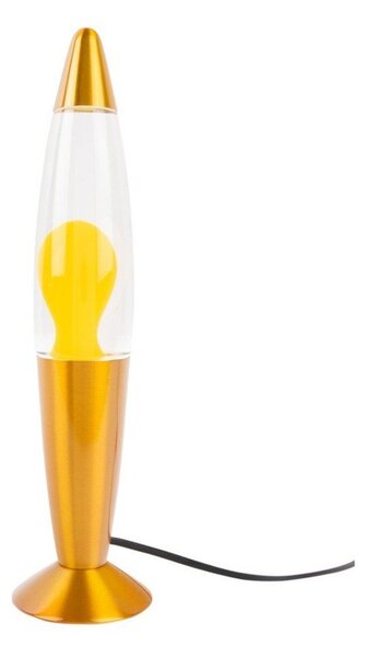 Żółta szklana lampa lawa (wysokość 35,5 cm) Funky Rocket Lava – Leitmotiv