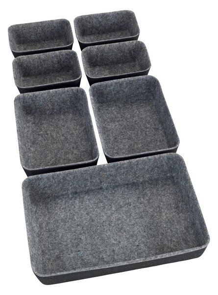 Organizery filcowe do szuflad, 7 sztuk, WENKO