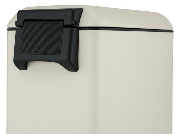 Kremowy stalowy kosz na śmieci z pedałem 12 l Design – Wenko