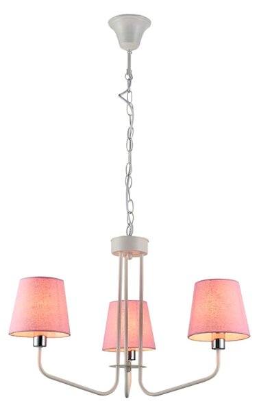 Różowa lampa wisząca - 3X K308 D1-K86