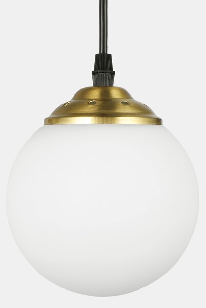 NOWOCZESNA POTRÓJNA LAMPA WISZĄCA SZCZOTKOWANE ZŁOTO FINO W3