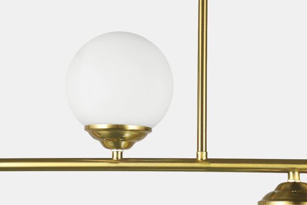 NOWOCZESNA LAMPA WISZĄCA SZCZOTKOWANE ZŁOTO FINO W4